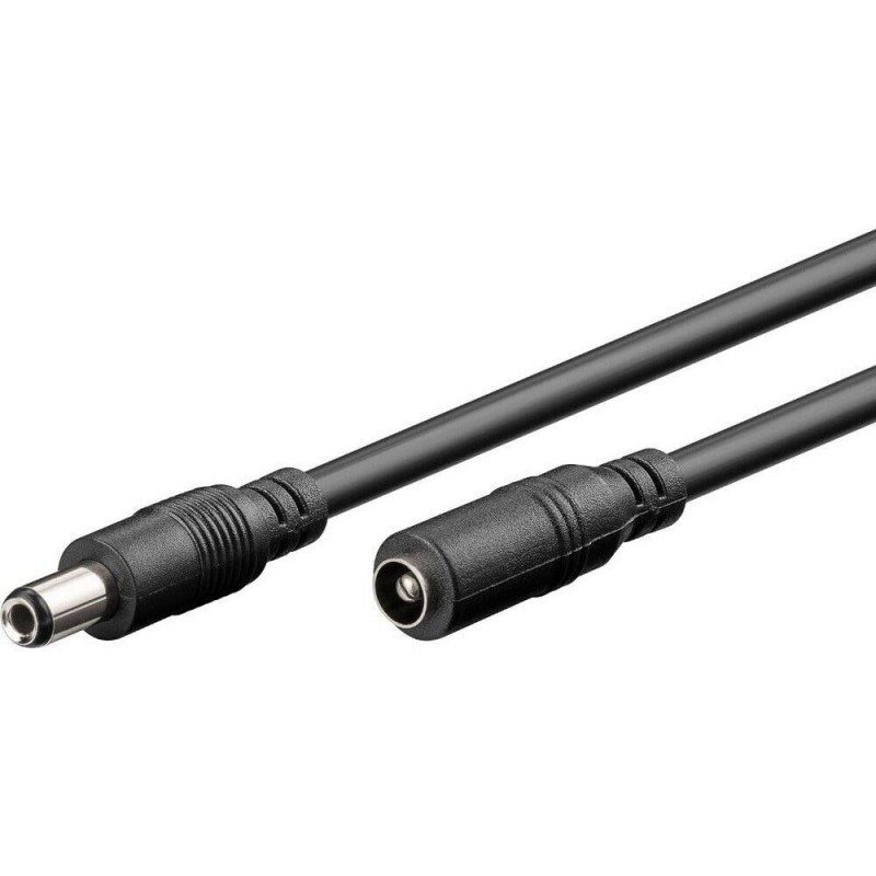Cavo Prolunga di Alimentazione DC 2.5 mm 3m Nero goobay