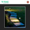 V-TAC VT-11031 2 LAMPADE LED COB DA GIARDINO 2X1,2W IP65 CON PANNELLO SOLARE
