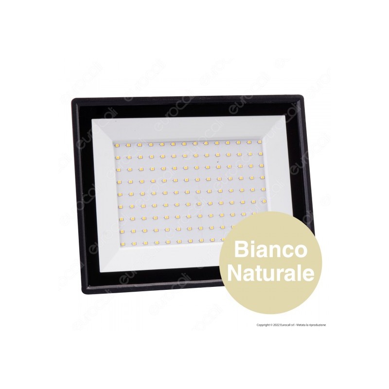 V-TAC VT-49104 FARO LED FLOODLIGHT 100W SMD SLIM IP65 NERO