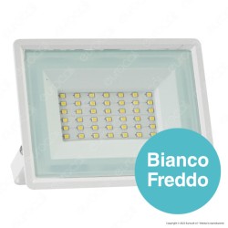 V-TAC VT-4934 FARO LED FLOODLIGHT 30W SMD SLIM IP65 BIANCO