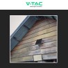 V-TAC VT-240W FARO LED FLOODLIGHT 30W IP65 COLORE NERO CON PANNELLO SOLARE E TELECOMANDO