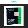 V-TAC VT-240W FARO LED FLOODLIGHT 30W IP65 COLORE NERO CON PANNELLO SOLARE E TELECOMANDO