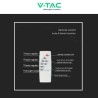 V-TAC VT-60W FARO LED FLOODLIGHT 20W IP65 COLORE BIANCO CON PANNELLO SOLARE E TELECOMANDO