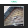 V-TAC VT-60W FARO LED FLOODLIGHT 20W IP65 COLORE BIANCO CON PANNELLO SOLARE E TELECOMANDO