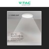 V-TAC VT-8624 PLAFONIERA LED ROTONDA 24W SMD IP44 COLORE BIANCO