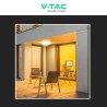 V-TAC VT-8624 PLAFONIERA LED ROTONDA 24W SMD IP44 COLORE BIANCO