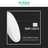 V-TAC VT-8624 PLAFONIERA LED ROTONDA 24W SMD IP44 COLORE BIANCO