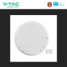 V-TAC PRO VT-81004 PLAFONIERA LED ROTONDA 15W SMD CHIP SAMSUNG SENSORE PIR MOVIMENTO CREPUSCOLARE IP44 COLORE BIANCO