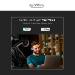 V-TAC SMART VT-5142 LAMPADINA LED WI-FI E27 14W BULB A65 GOCCIA RGB+W CHANGING COLOR CCT