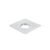 GEBERIT - BORDO PIATTO IN RAME STAGNATO 25X25 CM PER SIFONE A PAVIMENTO 388.123.24.1 con coperchio di protezione
