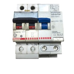 Interruttore magnetotermico Bticino, modello F81NA/10 + Salvavita G43/32AC
