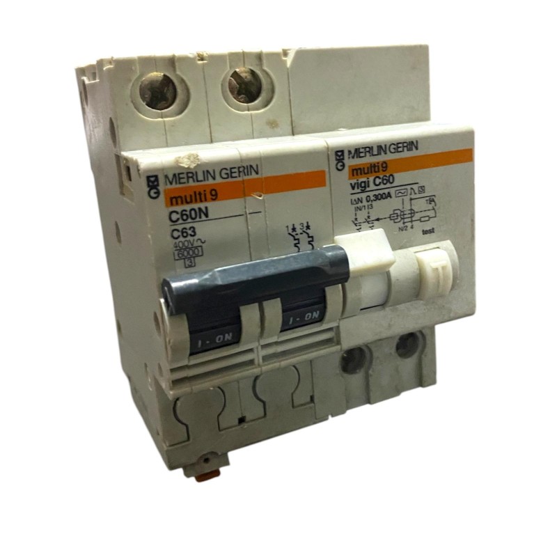 Interruttore Magnetotermico Differenziale Merlin Gerin Multi 9 C60N 400V