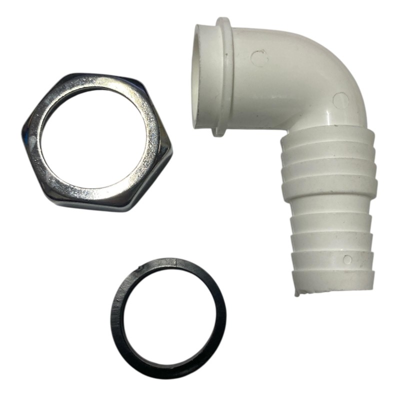 Pipetta curva di scarico di lavatrice o lavastoviglie