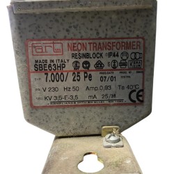 Trasformatore ad alta tensione F.A.R.T. per insegne luminose al neon SBE63HP
