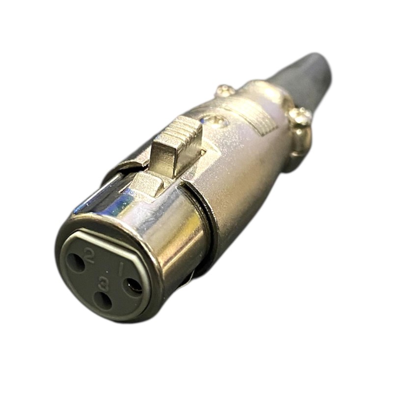 CONNETTORE PRESA XLR 3 POLI FEMMINA F VOLANTE 433330751 MELCHIONI