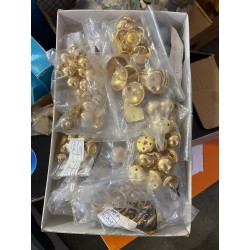 BOTTONI IN METALLO PARTICOLARI 20 PEZZI VARIE DIMENSIONI Argento Antico e Colore Bronzo