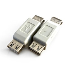 Adattatore USB-A Femmina 2.0 USB-A Femmina Bianco