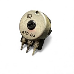 Potenziometro Resistore a tre terminali con contatto rotante 470 Ohm