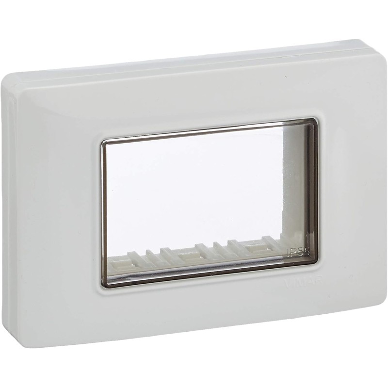 Calotta da incasso IP55 3 Moduli + viti bianco - 0R14943.01