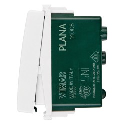 VIMAR Pulsante 1P NO 10A bianco - PLANA 14008