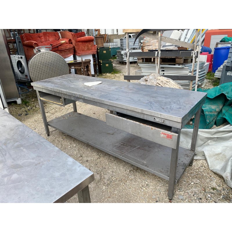Tavolo Professionale ZANUSSI in Acciaio Inox